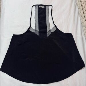 Free People Black and White Tank Top